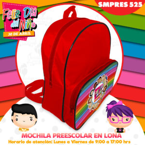 MOCHILA PREESCOLAR SMPRES-525 niño