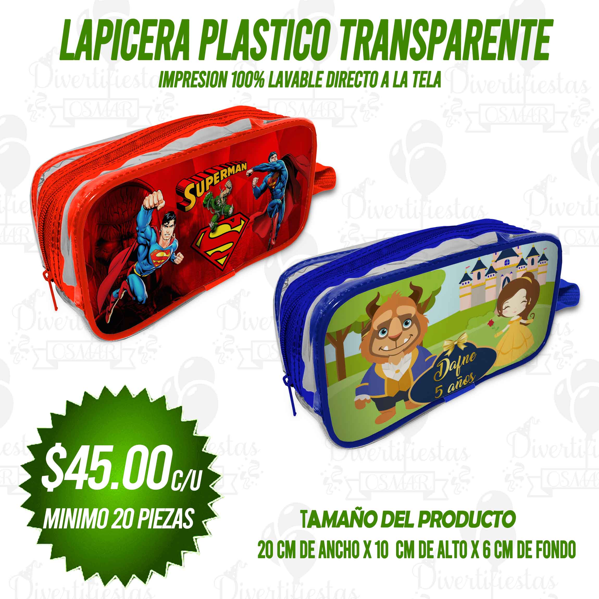 LAPICERA PLASTICO TRANSPARENTE TL-704