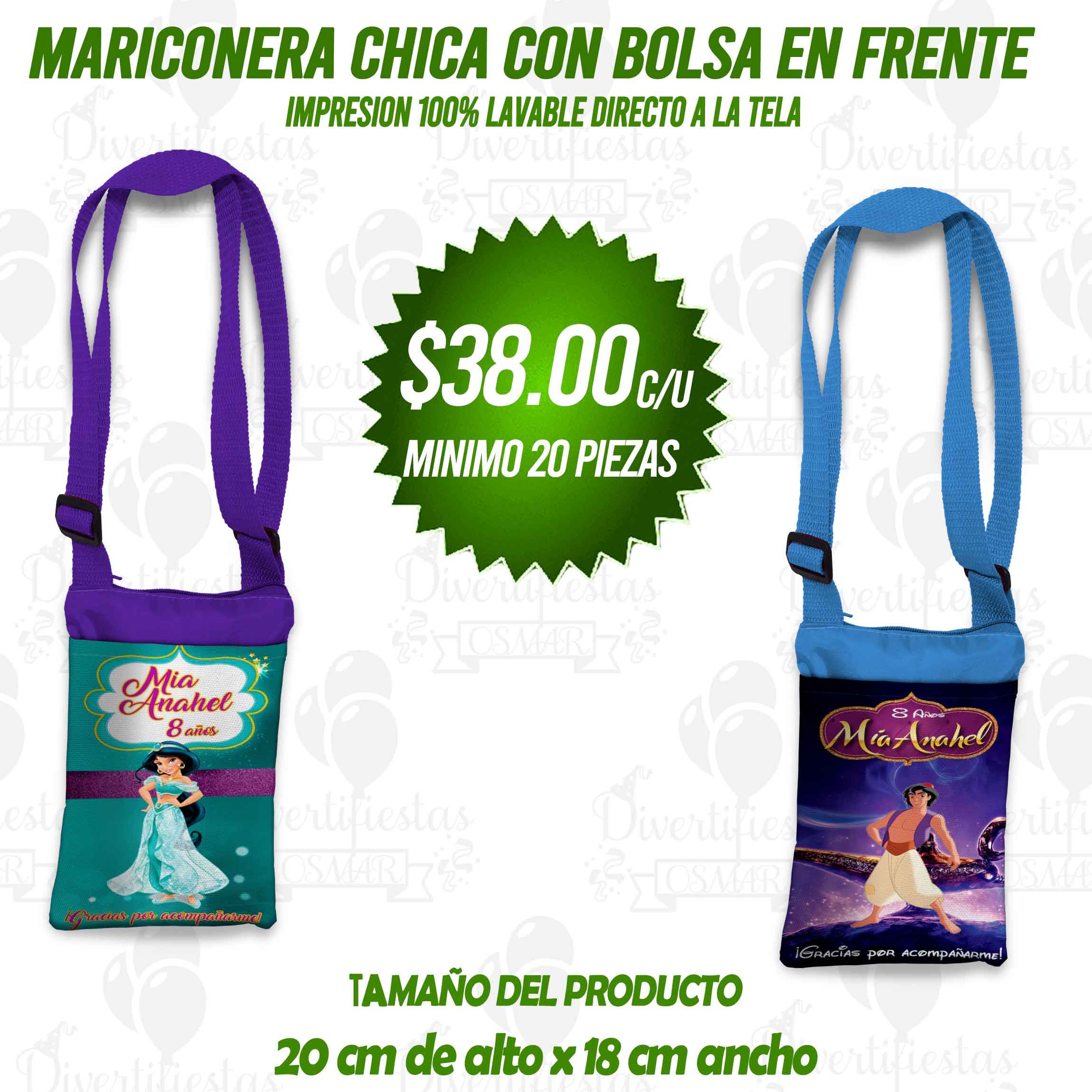 MARICONERA CHICA CON BOLSA EN FRENTE