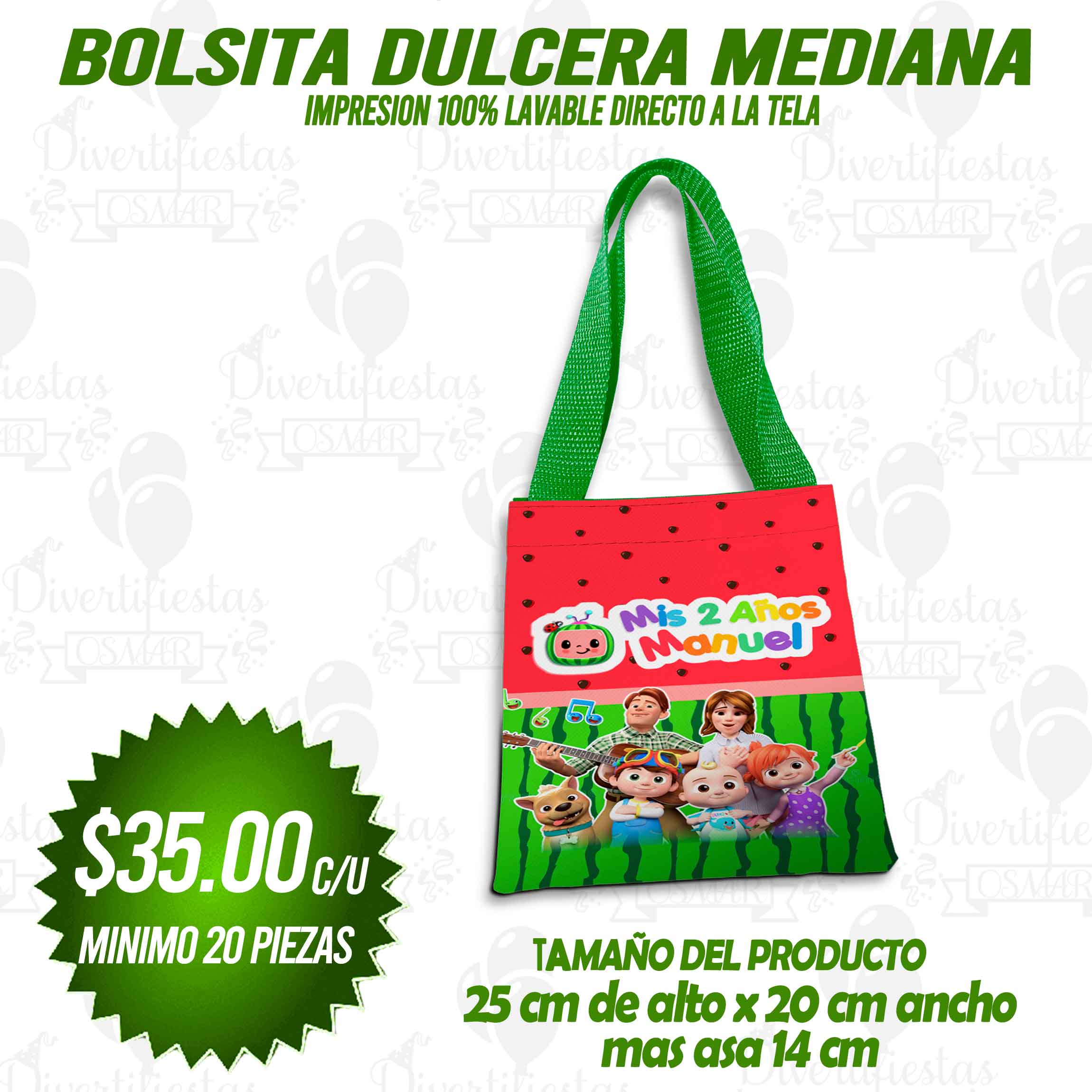 BOLSA DULCERA MEDIANA