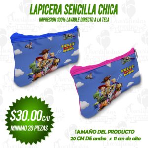 LAPICERA SENCILLA LSL-407  Personalizalo del tema de tu preferencia!!