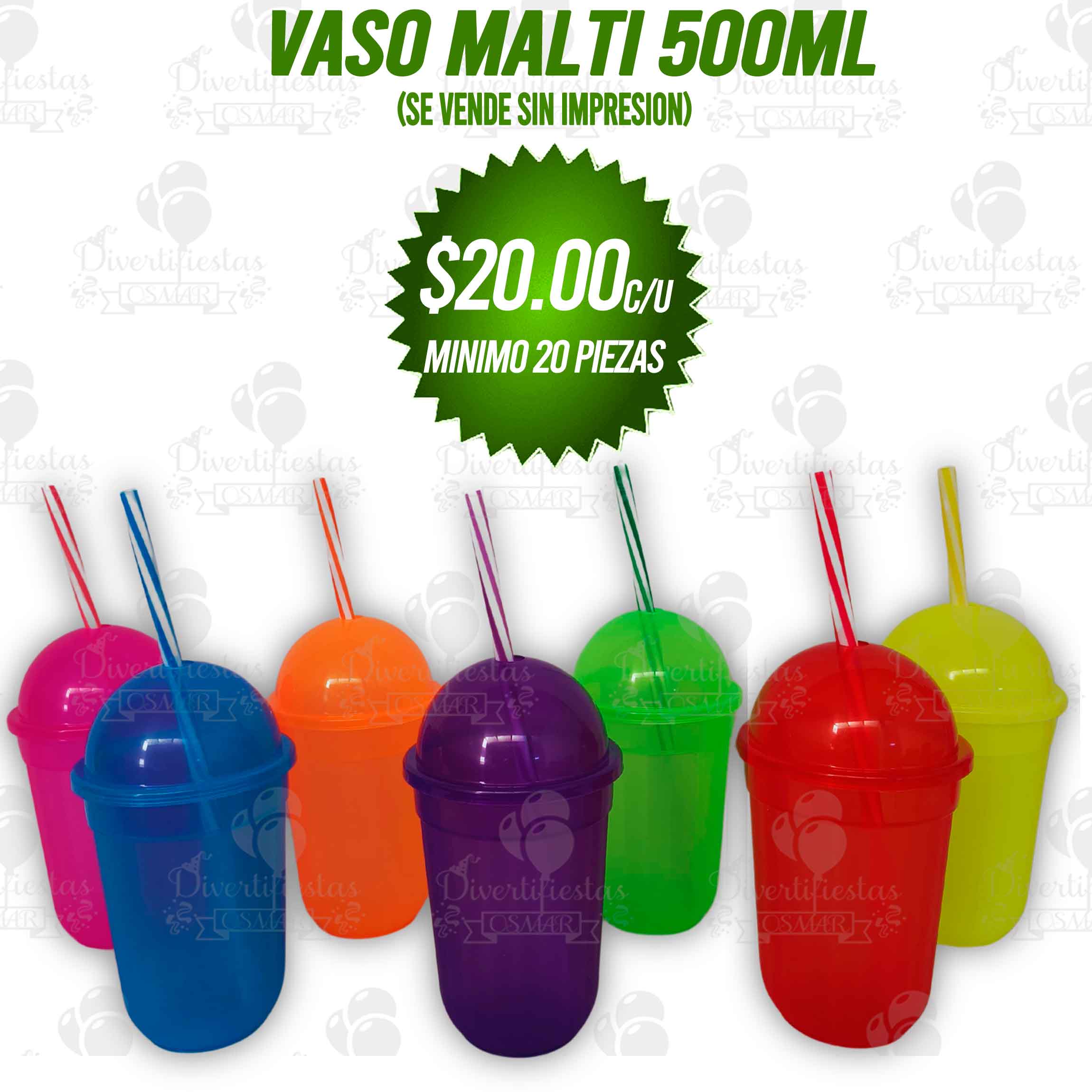 Vaso Malti  500ML  (se vende sin personalizar)