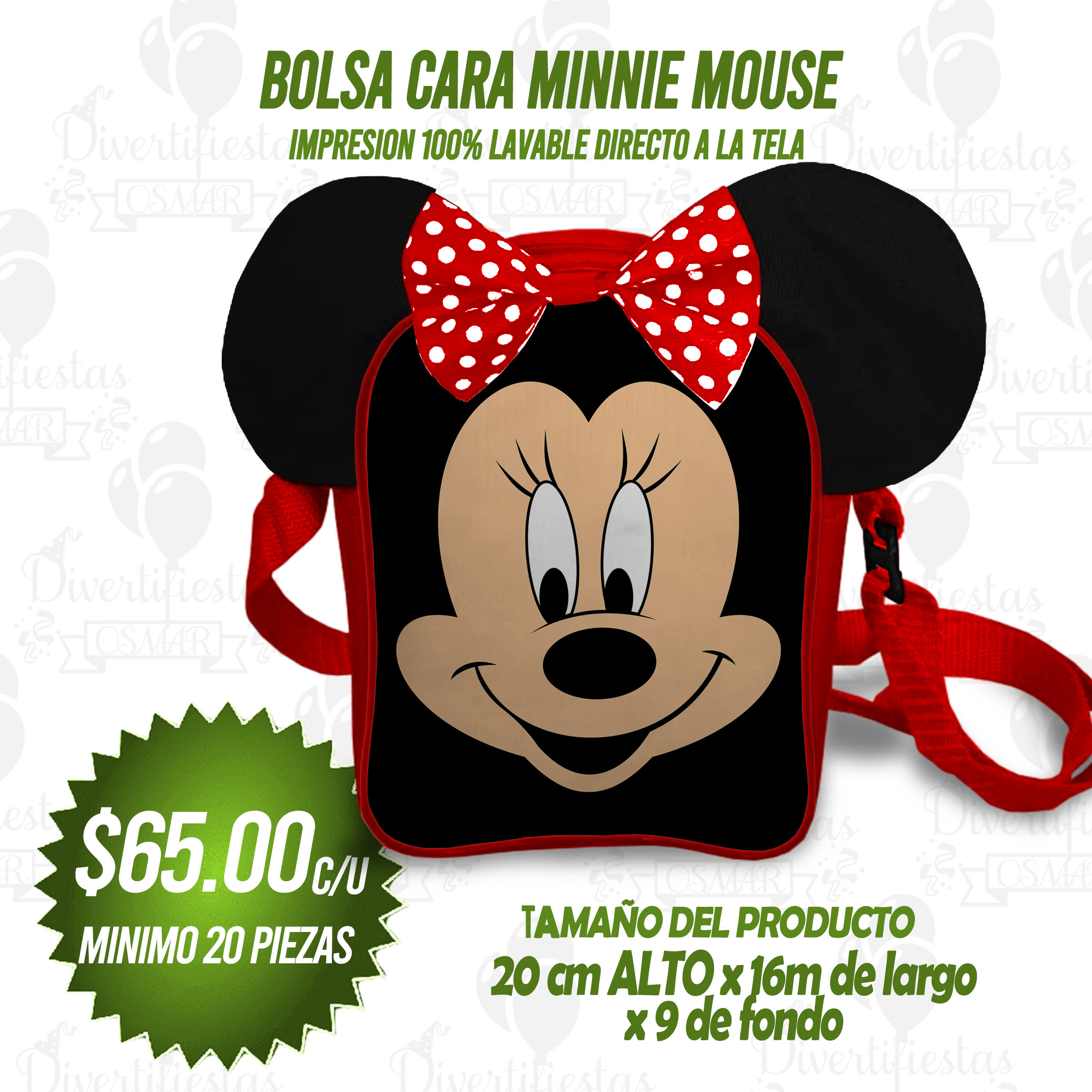 Bolsa cara MimiMckey